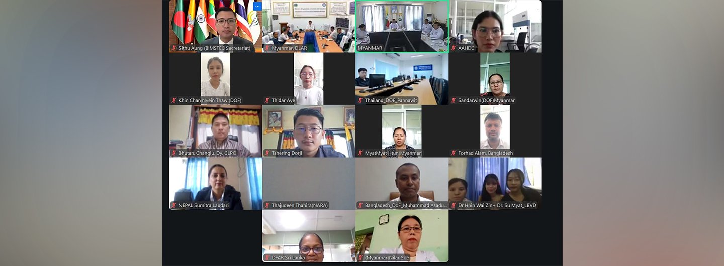 A virtual Knowledge Sharing Program on Aquatic Animal Disease Management in the BIMSTEC member States